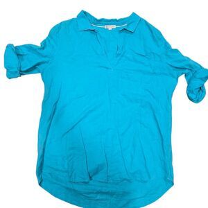 Lila Rose Linen ¾ Sleeve Top Size Xl